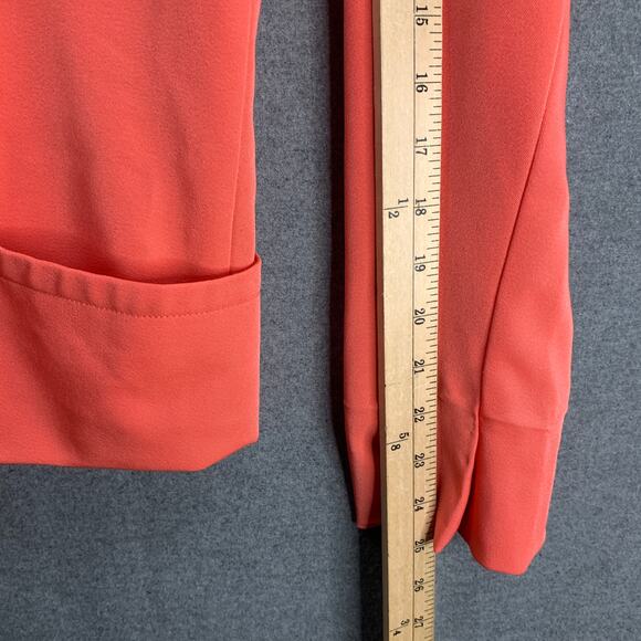 FOREVER 21 Suits Womens Size Large Orange Formal Top Blazer - Picture 5 of 8